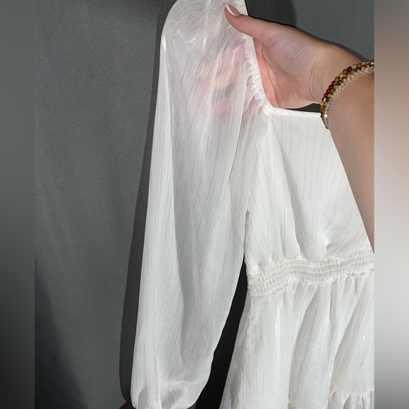 altar’d state long sleeve white dress ☁️ - Picture 5 of 7